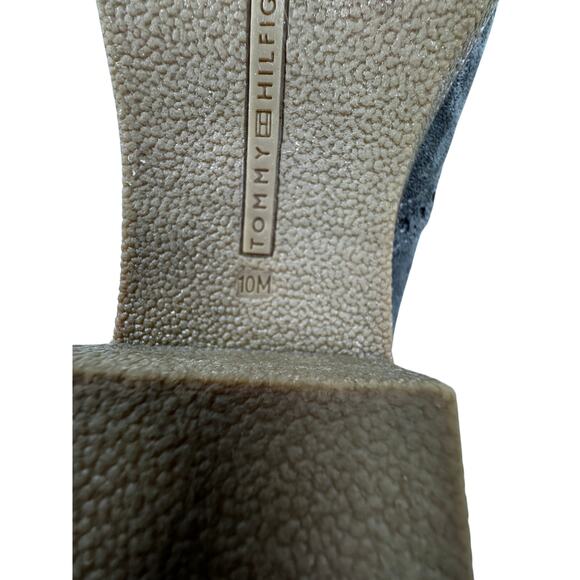 Tommy Hilfiger Twyazi Taupe Plaid Lace Up Combat Ankle Boots Women's Size 10 - Picture 9 of 9